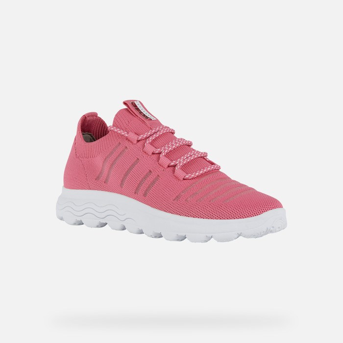 Geox Spherica Sneakers Dame Fuchsia | 87019-CUZM