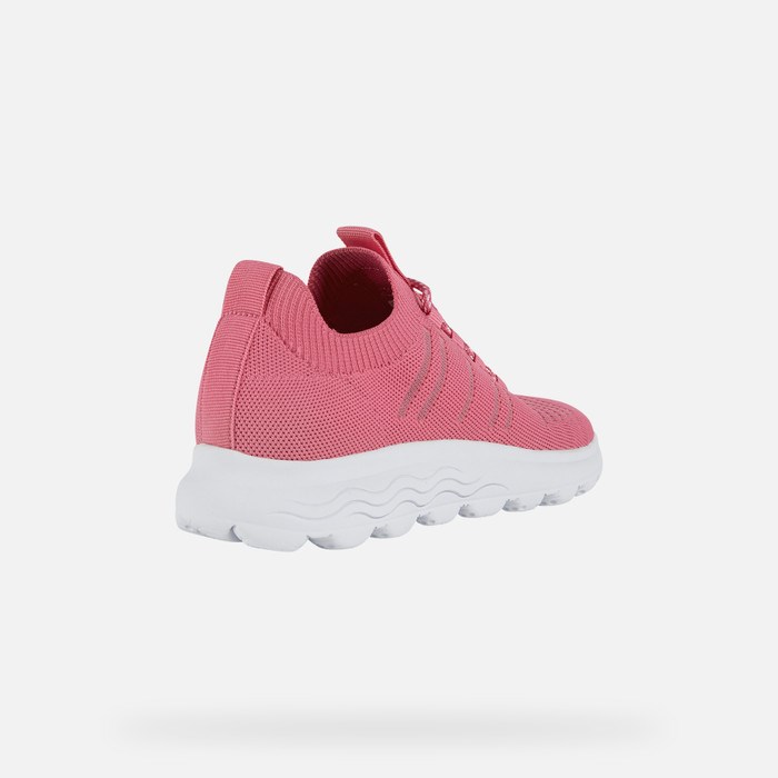 Geox Spherica Sneakers Dame Fuchsia | 87019-CUZM