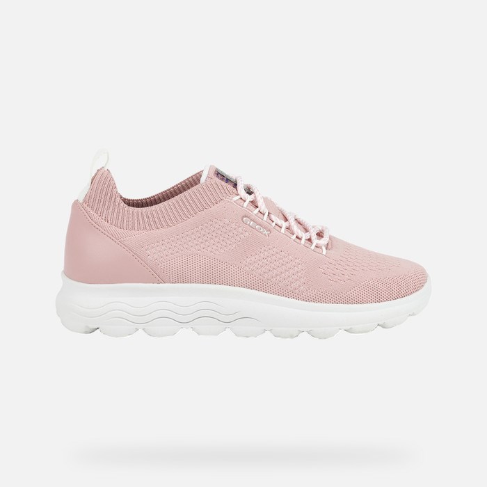 Geox Spherica Sneakers Dame Lyserød | 97046-NXKB