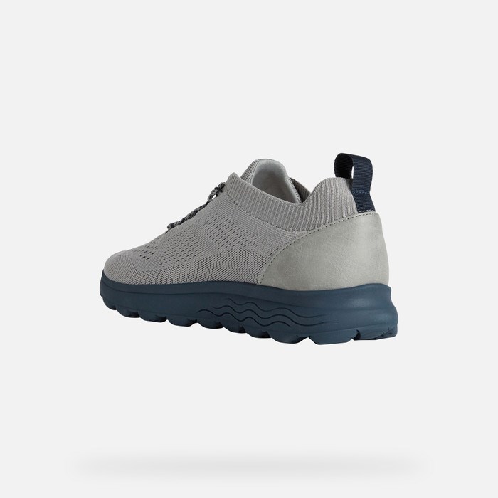 Geox Spherica Sneakers Herre Grå Mørkeblå | 89564-LQRG