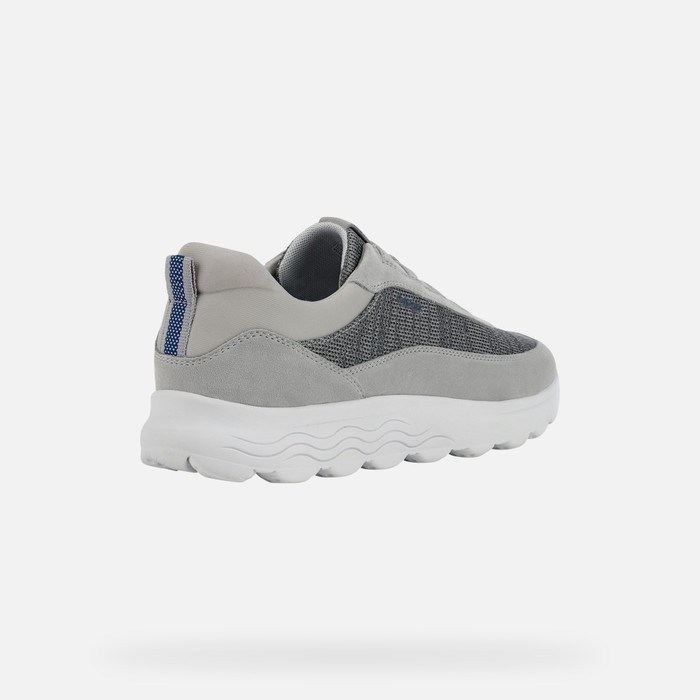 Geox Spherica Sneakers Herre Lysegrå | 46125-BEZJ