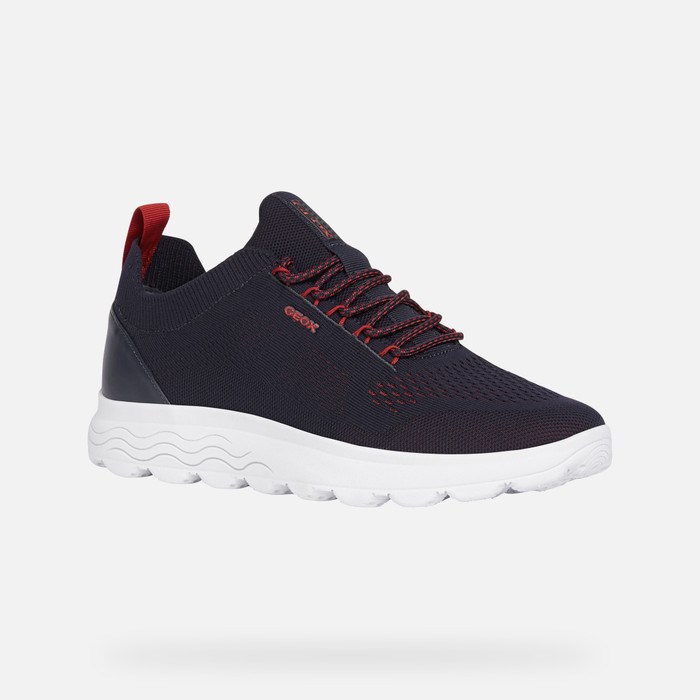 Geox Spherica Sneakers Herre Mørkeblå | 42097-KGCP