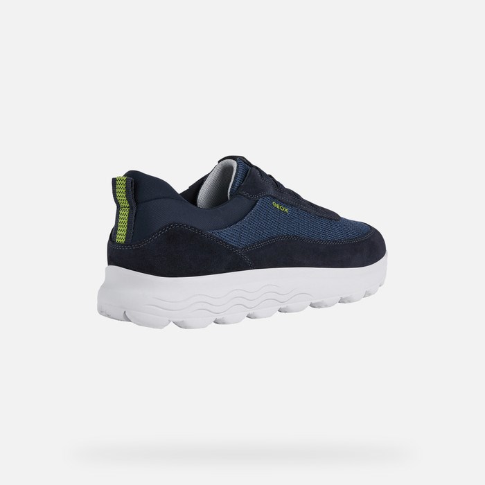 Geox Spherica Sneakers Herre Mørkeblå | 65974-FSBG