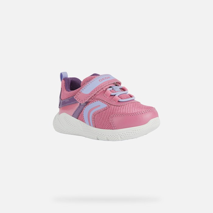 Geox Sprintye Sneakers Baby Fuchsia | 19278-LNBY