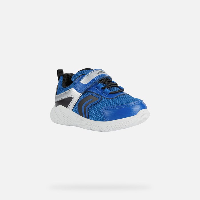 Geox Sprintye Sneakers Baby Kongeblå Sort | 01594-TCQP