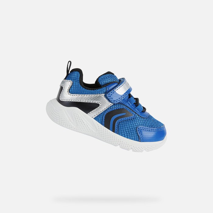 Geox Sprintye Sneakers Baby Kongeblå Sort | 01594-TCQP