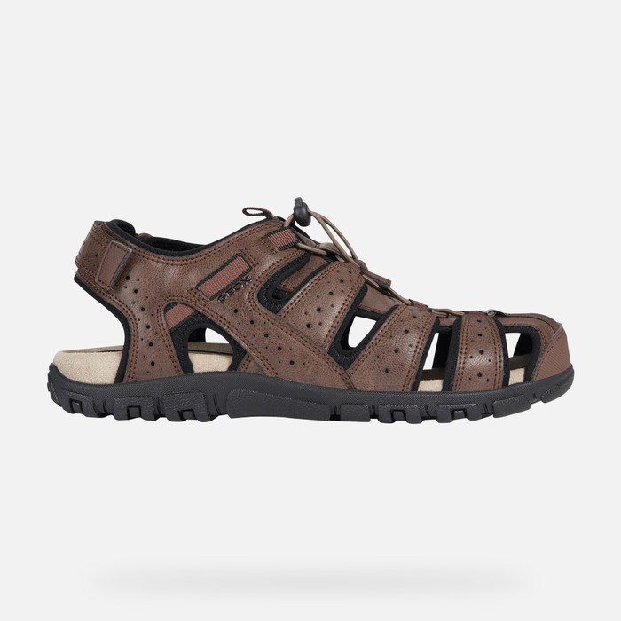 Geox Strada Sandaler Herre Brune | 86597-JADI