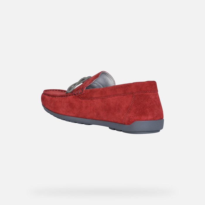 Geox Tivoli Loafers Herre Rød | 72534-JHRF