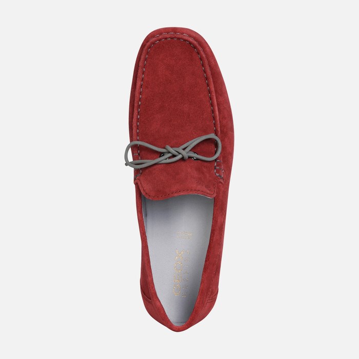 Geox Tivoli Loafers Herre Rød | 72534-JHRF