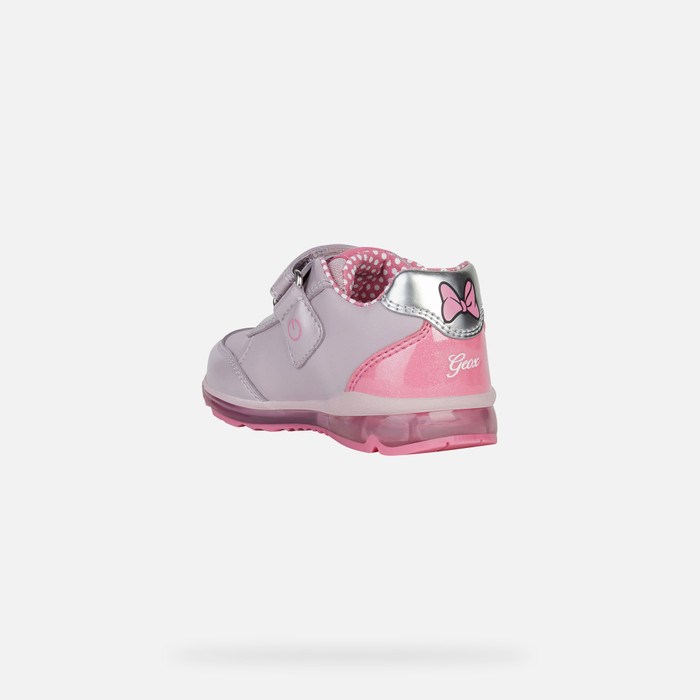 Geox Todo Sneakers Baby Mørkelyserød Fuchsia | 08972-DOUJ