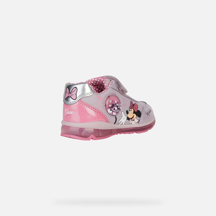 Geox Todo Sneakers Baby Mørkelyserød Fuchsia | 08972-DOUJ