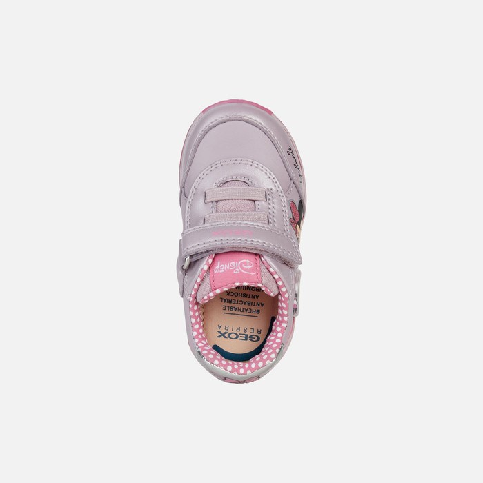 Geox Todo Sneakers Baby Mørkelyserød Fuchsia | 08972-DOUJ