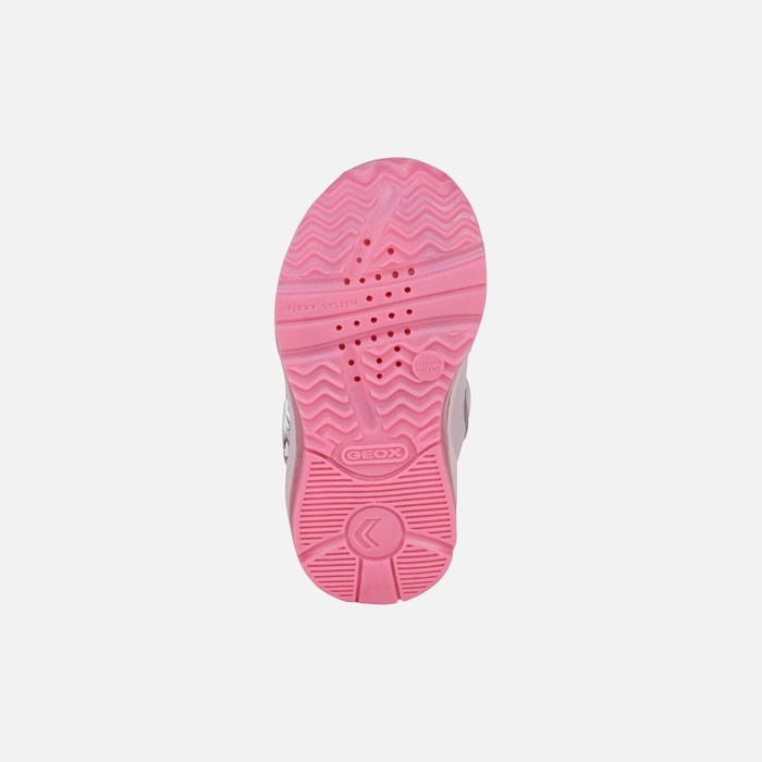 Geox Todo Sneakers Baby Mørkelyserød Fuchsia | 08972-DOUJ