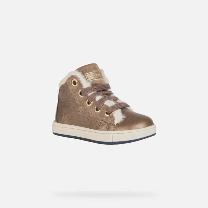 Geox Trottola Sneakers Baby Grå Hvide | 37905-EZPS