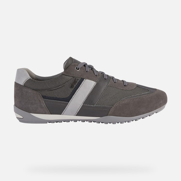 Geox Wells Sneakers Herre Grå | 73825-ZBJL