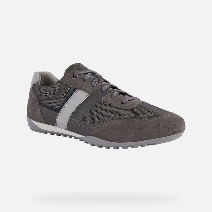 Geox Wells Sneakers Herre Grå | 73825-ZBJL